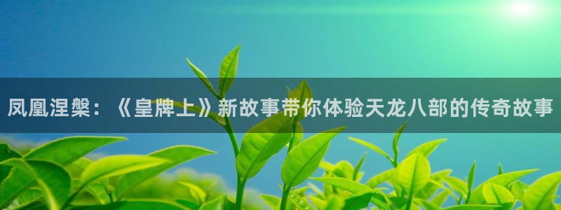 尾巴漫画官网入口：凤凰涅槃：《皇牌上》新故事带你体验天龙八部的传奇故事